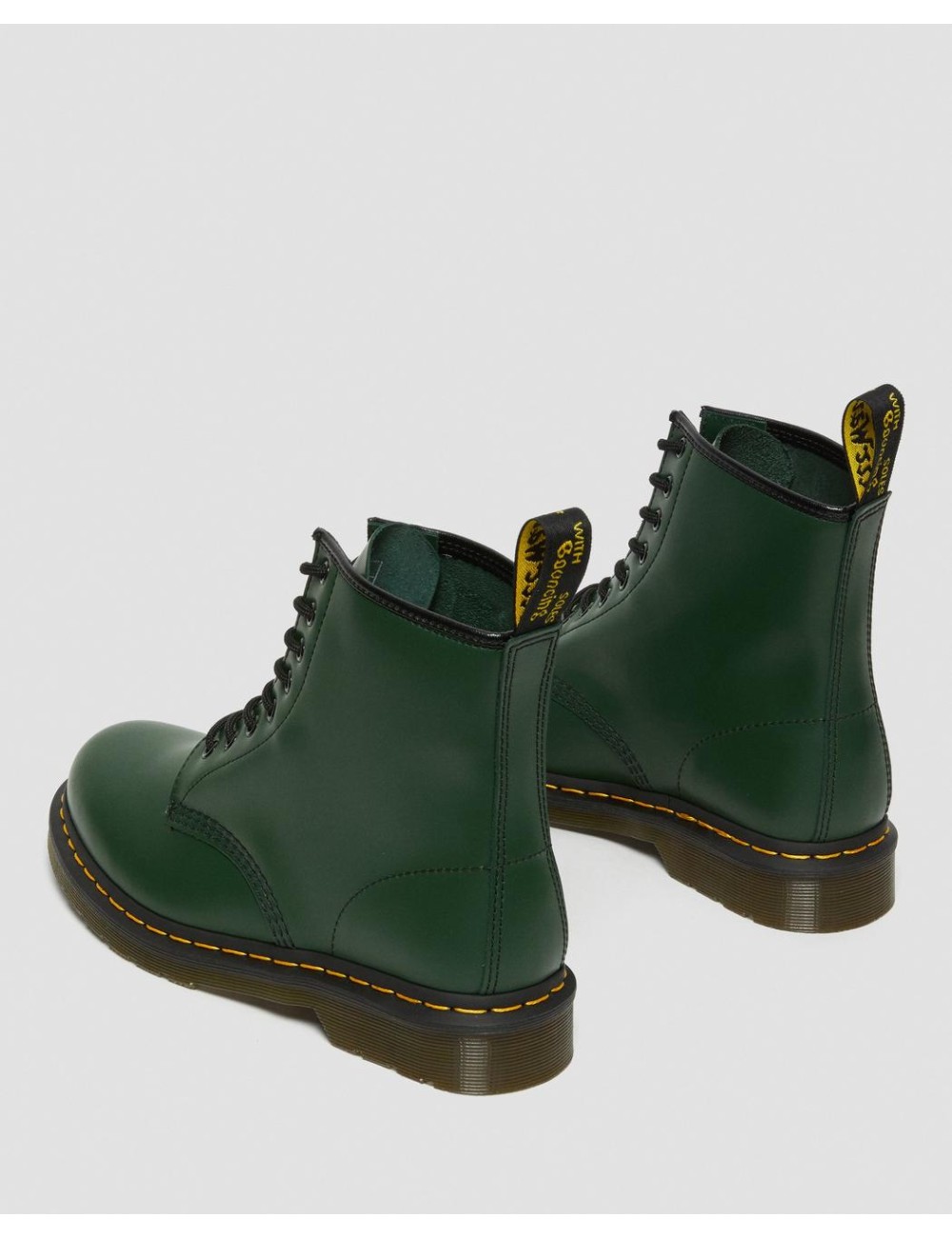 DR MARTENS 1460 SMOOTH GREEN BOOTS UNISEX