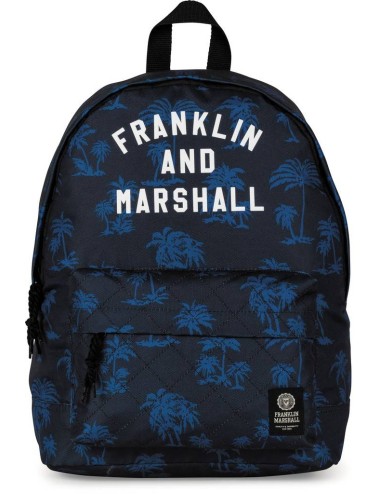 Rucsac Franklin & Marshall tiparit în albastru