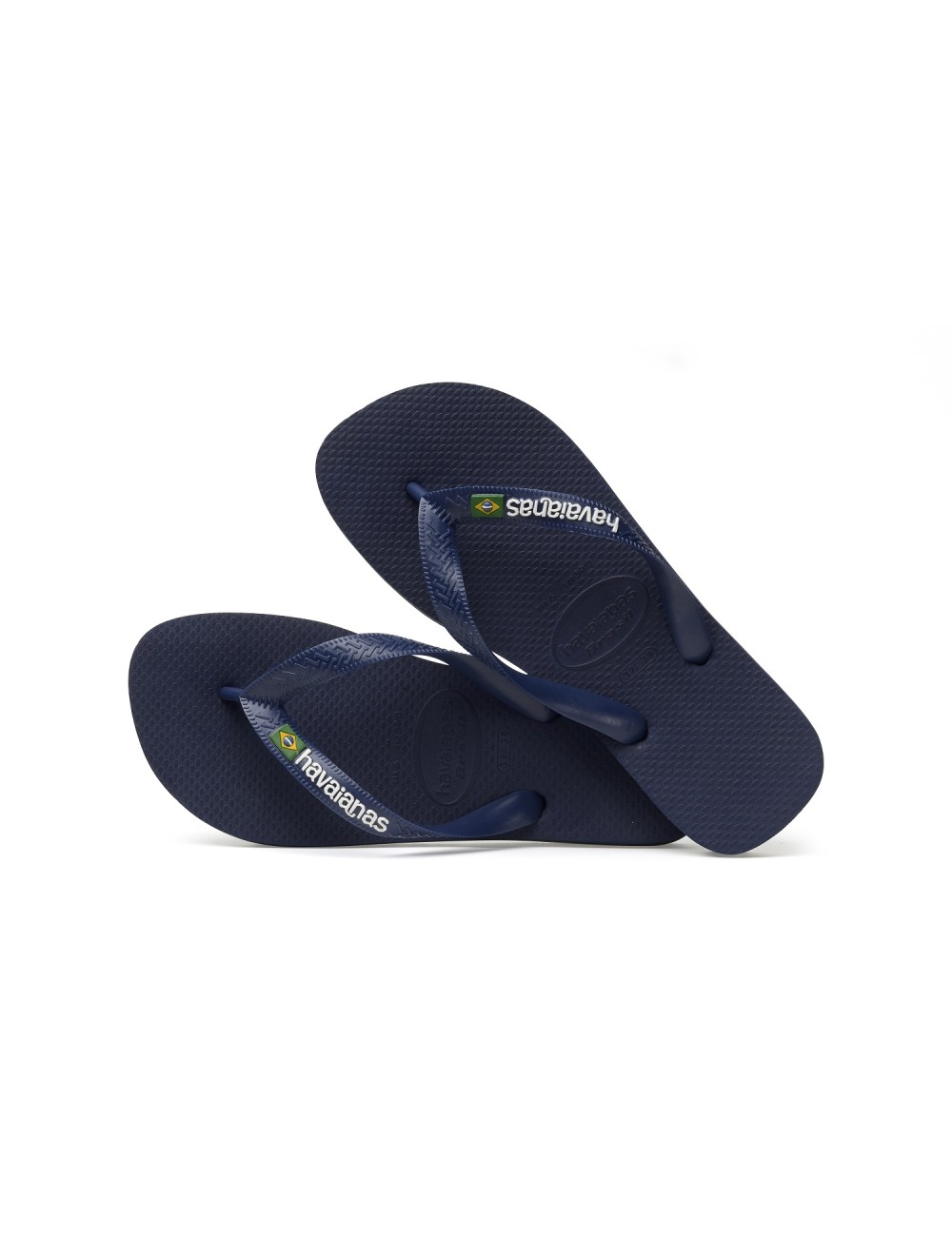 Havaian flip flops logo mornarsko plava