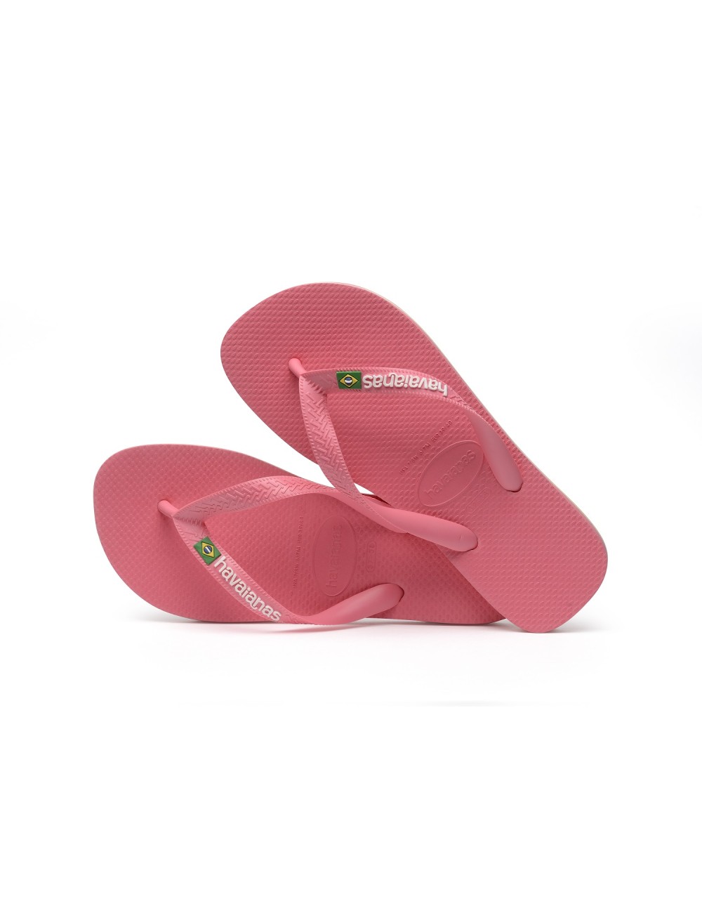 CHANCLAS HAVAIANAS BRASIL LOGO ROSA