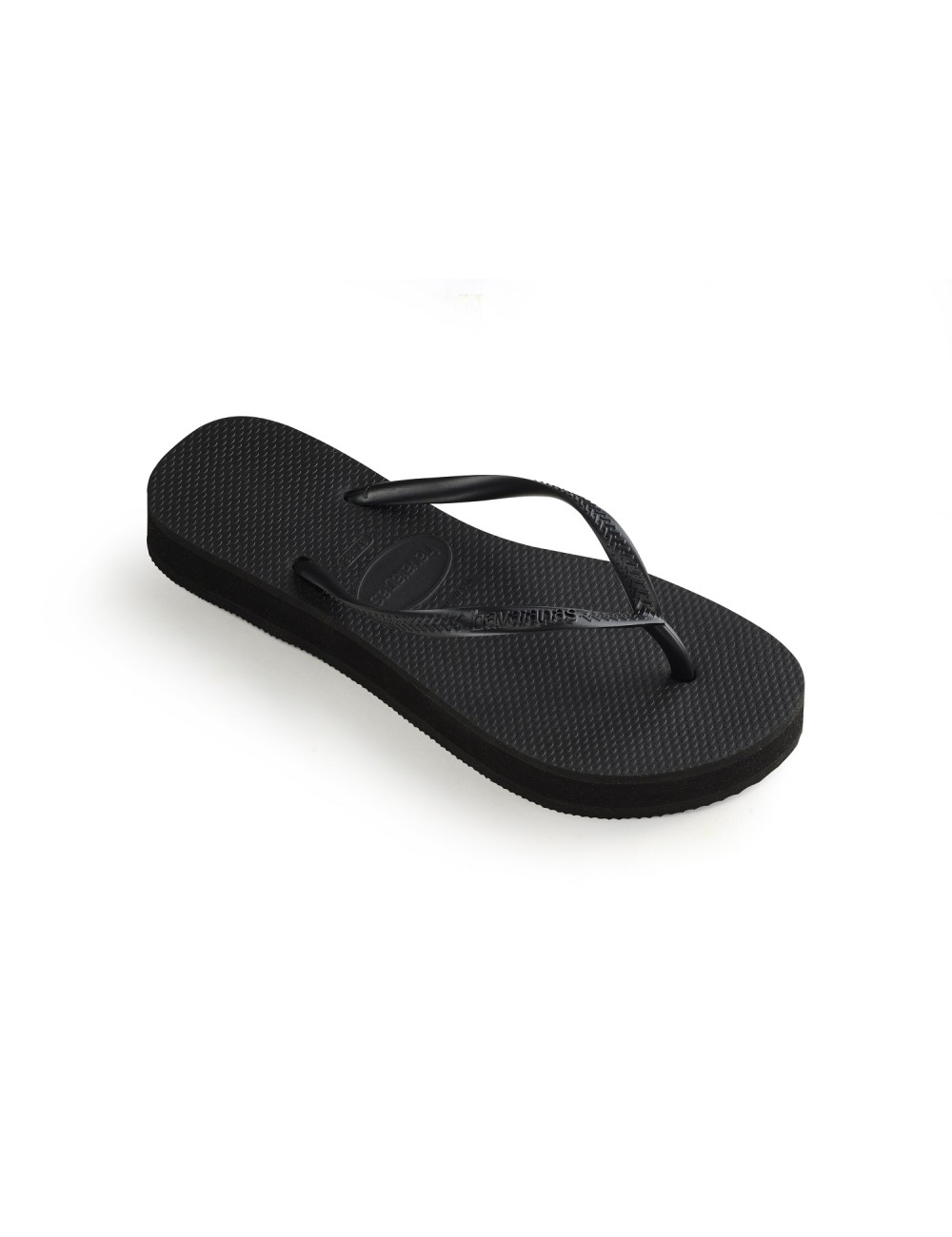 CHANCLAS MUJER HAVAIANAS SLIM PLATFORM NEGRO