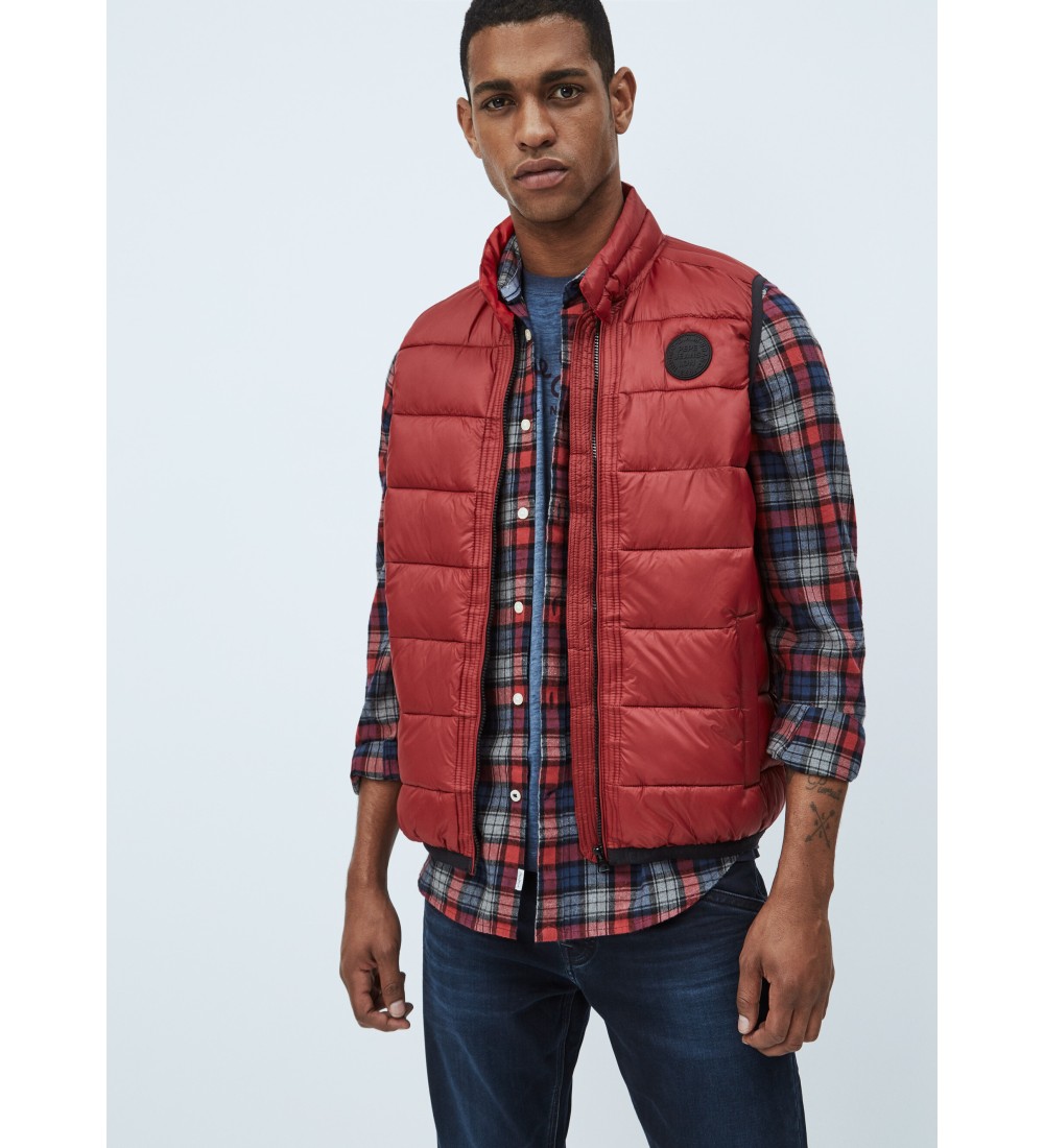 CHALECO HOMBRE PEPE JEANS BURDEOS