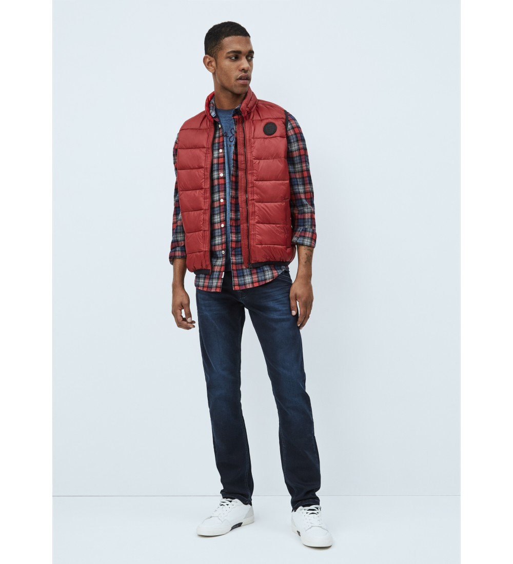 CHALECO HOMBRE PEPE JEANS BURDEOS