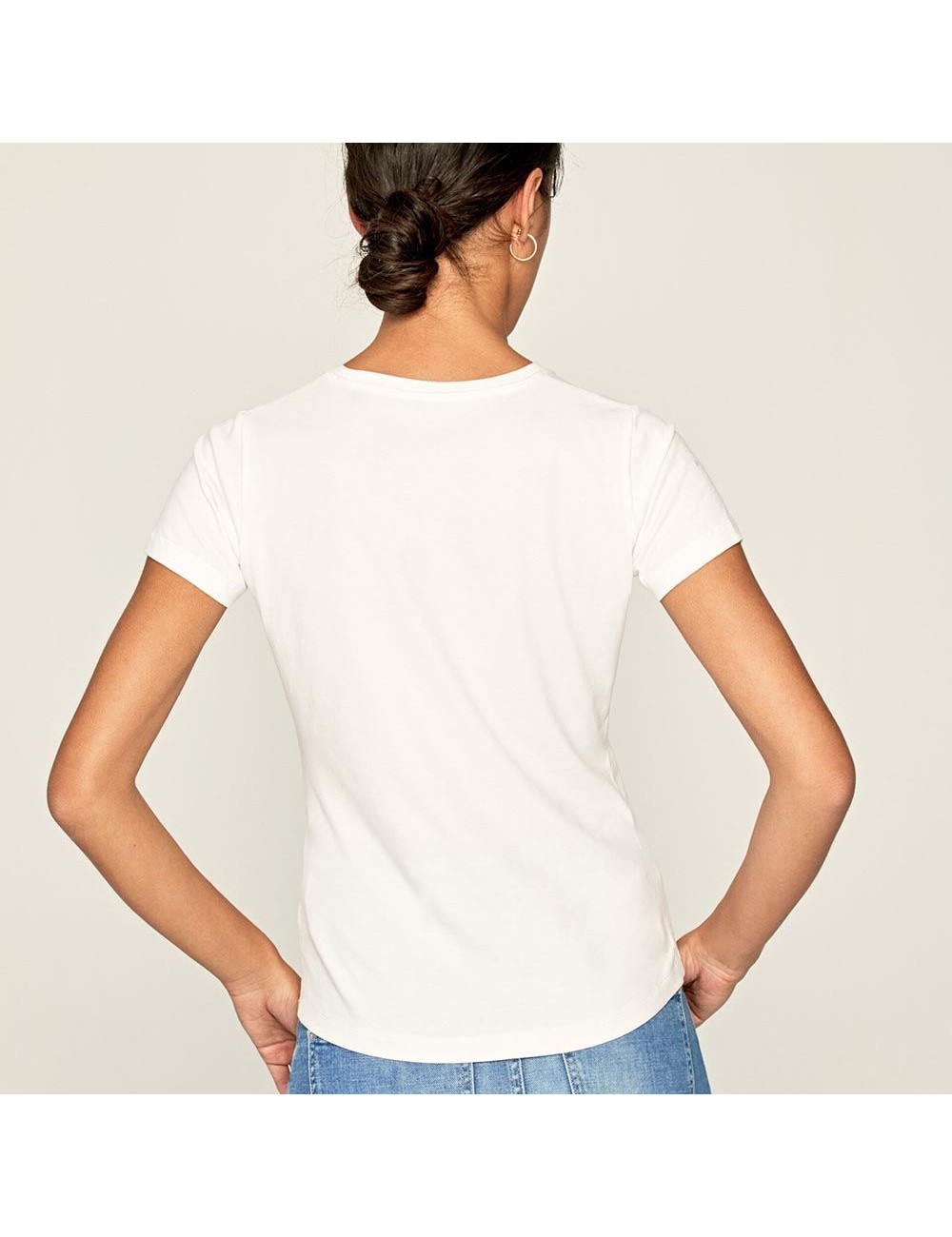 WOMEN'S T-SHIRT PEPE JEANS WHITE